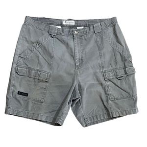Columbia Gray Outdoor Cargo Shorts